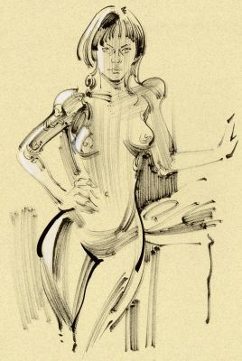 Kagan McLeod | ’Life Drawing: Rose’ Illustration | Kirby’s Comic Art