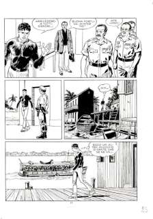 Mister No n. 113 - Tavola Originale "Una notte a Trinidad" - R. Diso - Loose page - (1984) | Catawiki