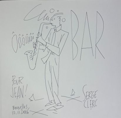 * Clerc - Dédicace... | Lot 535 - * Clerc - Dédicace : Nightclubbing desperados. Edition... | Tessier Sarrou