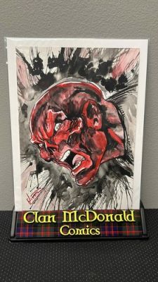 Red Skull Commission on 7.5 x 10 Art Board Pencil, Inks & Color UNKOWN ARTIST | eBay US (Buy It Now)