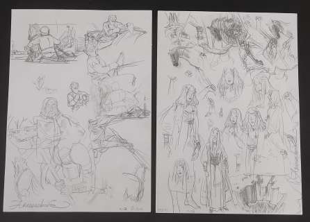 ARINOUCHKINE 2008 Crayonnés à la mine de plomb : - Ewen. T1 Pl6… | Laval Enchères