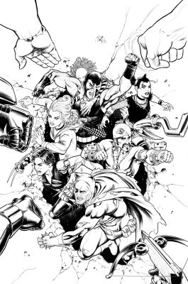 Nicola Scott - Covers - Secret Six omnibus 2