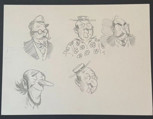 Constant, Spirou... | Lot 14 - Constant, Spirou et Fantasio, projets à la mine de... | Tessier Sarrou