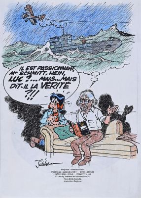 Jidehem. Isabelle.... | Lot 52 - JIDEHEM. Isabelle. Dessin-dédicace sur papier libre... | Coutau Bégarie