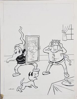 CUVILLIER, Maurice... - Lot 126 - CUVILLIER, Maurice (1897-1957) Perlin et Pinpin, les...