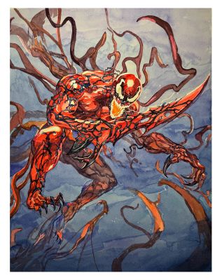 Sunghan Yune | Carnage Marvel SNAP Art | Kirby’s Comic Art