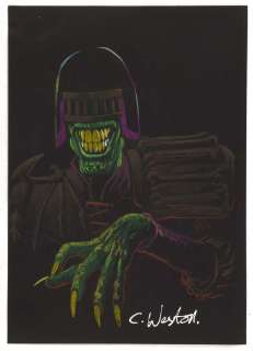 2000AD: Judge Death - an original artwork by Chris Weston. | Ewbank’s