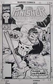 John Romita Jr. / Klaus Janson - The Punisher War Zone #4 Cover 1992