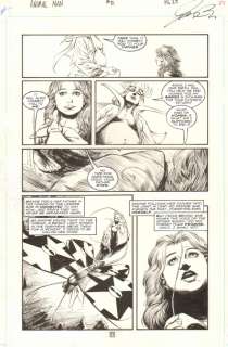 Fred Harper, Jason Temujin Minor - Animal Man #81 P.23 - Nudity - 1995 Signed