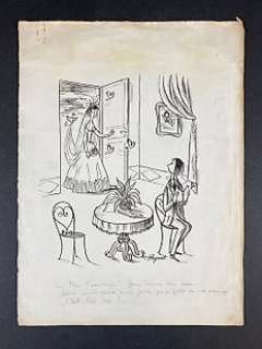 Peynet, Raymond - Dessin original - Les amoureux de Peynet - (1960) | Catawiki