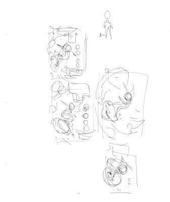 Dave Bullock 2 LOT Hand-Drawn Comic Illustrations for Covers and Book DC L45 | Charles Scott Gallery