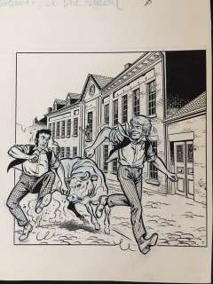 Robert en Bertrand - Originele cover - Robert & Bertrand 80 - De drie neuzen - (1988) | Catawiki