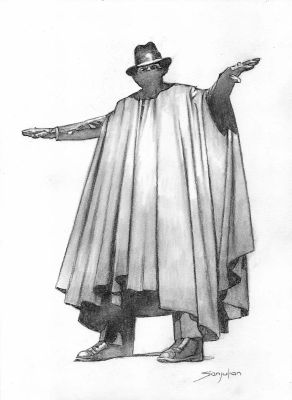 The Whispering Shadow – Classic Pulp Vigilante | Corner4art