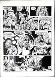 Franz (Franz Drappier) - Originele pagina (p.2) - Hyperion - O.I. ink on cardboard - (1979)