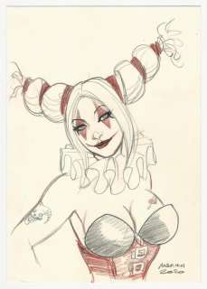 Batman, Harley Quinn - Original Signed Illustration by Enrico Marini - First edition - (2020) | Catawiki