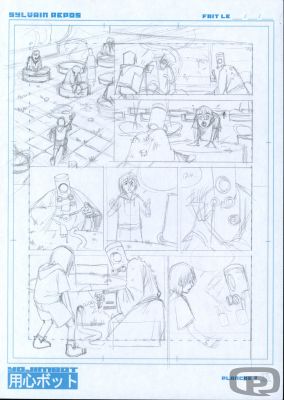 Sylvain Repos | Yojimbot, Volume 1, Storyboard Page 83 - Original Artwork by Sylvain Repos | Pulp’s Art
