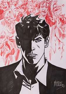 Maurizio Di Vincenzo - Illustrazione Originale - "Dylan Dog e gli Zombies" - tecnica mista - A4 - Loose page - Other (2019) | Catawiki