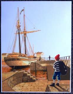 Jeronaton - Dessin original couleur - La Marie-Jeanne | Catawiki