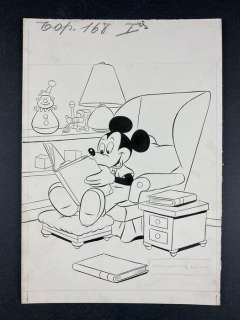 Topolino n. 168 - A. Vergani - Originale di copertina - Loose page - (1957) | Catawiki