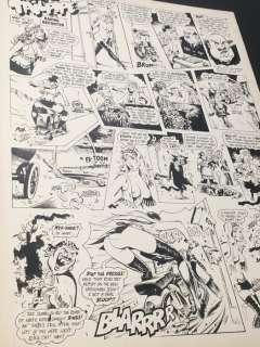 Tina Tailpipe - Original page - Raving Reporter - Size: 43,5 x 61 cm. - (1985) | Catawiki