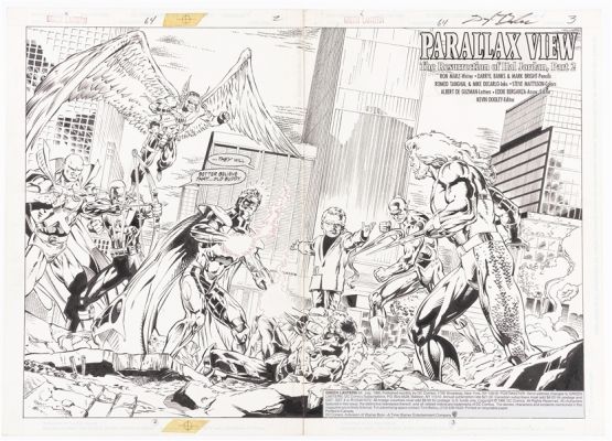 GREEN LANTERN VOL. 3 #64 VOL. 2 JULY 1995 ORIGINAL ART DPS BY DARYL BANKS. | Hake’s
