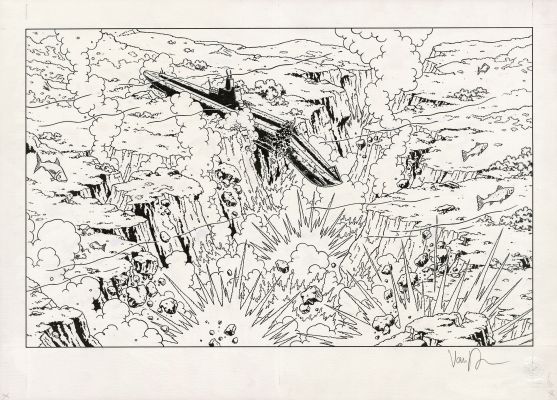 Van Dongen | Blake et Mortimer T. 31 La menace Atlante | Galerie Champaka