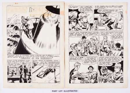 Green Hornet 42 (1942). Original complete 8-page artwork Treachery on… | Comic Book Auctions ltd