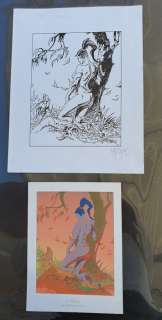 Caza - Dessin original + mise en couleur originale - Le Monde d’Arkadi - (1996) | Catawiki