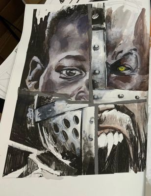 Jason Shawn Alexander | Killadelphia original art, issue 9 cover | Jason Shawn Alexander
