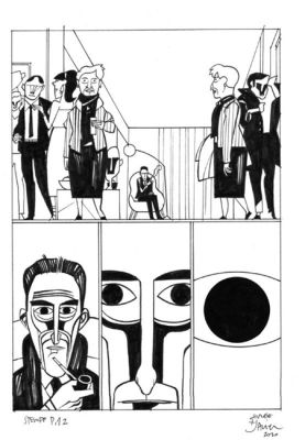 Javier Olivares | Página de Warburg & Beach | The Comic Art Agency