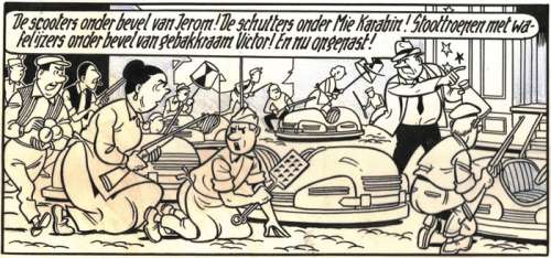 Suske en Wiske - De zingende zwammen / Les Champignons chanteurs - Originele pagina - (p.45) - met luxe groot formaat hc - (1960/2020) | Catawiki