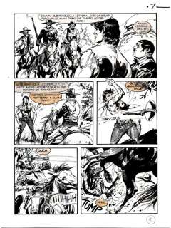 Almanacco Avventura Zagor 2007 - Tavola Originale "la lettera insanguinata" - Loose page - First edition | Catawiki