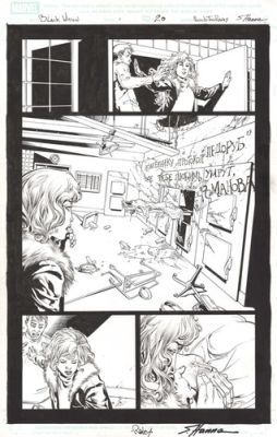 BLACK WIDOW DEADLY ORIGIN #1 PAGE 20 Tom Raney Scott Hanna Original Comic Art NM | eBay US (Buy It Now)