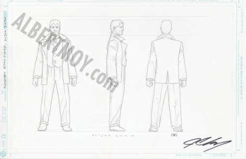 John Cassaday - Planetary Issue Action Figure Page Elijah Snow