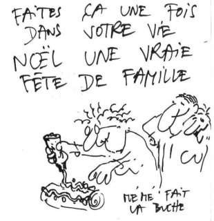 Reiser. (11941-1983) | REISER. Â«La BÃ»che de NoëlÂ». Suite de 4 Dessins Ã  l’encre de Chine sur& | Tessier Sarrou