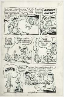 141: Kelly Pogo Peek-A-Book p10 1955 original comic art | Russ Cochran