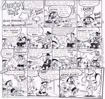 GLEN HANSON (1965- ) and ALLAN NEUWIRTH (1956- ) Chelsea Boys #2: "It’s a Grand Slam!" | Swann Galleries