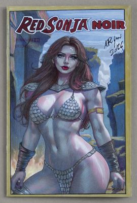Blank Sketch Cover RED SONJA by Aurelio Rigoni | Raremarq (Buy It Now)