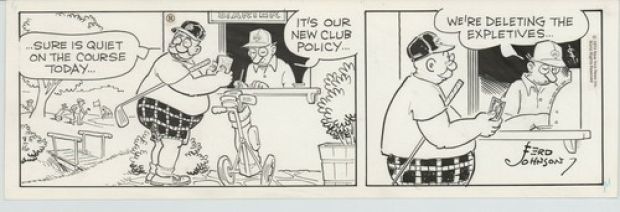 Moon Mullins Original Ink Daily Comic Strip Art signed Ferd Johnson 1974 B3008 | eBay US (Buy It Now)