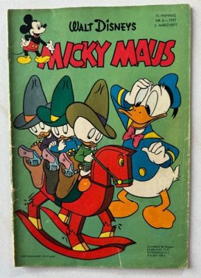 Micky Maus 1957 Heft 6 mit Beilage Abokarte sehr selten - TOP | eBay Europe (Buy It Now)