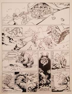 Crisse - Planche originale (p.9) - L’épée de cristal T3 - La main de la Mangrove - (1991) | Catawiki