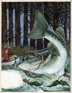 L.B. COLE WORLD ROD & GUN PAINTING Cover | ComicConnect