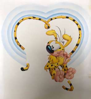 Marsupilami - Grote originele airbrush cover - Marsupilami - Disney adventures magazine - (1993) | Catawiki