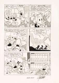 Giorgio Cavazzano - Zio Paperone e la piramide capovolta, 1983 | Finarte