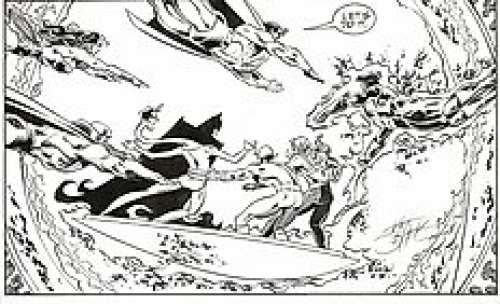 Val Semeiks Prentis Rollins - A3 - 11x17 inches - JLA Incarnations #7 - Loose page - First edition - (2002) | Catawiki