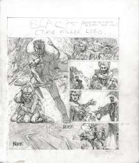 Glenn Fabry - Slaine - Time Killer - 2000Ad Prog 411 Pencil Version - Glenn Fabry