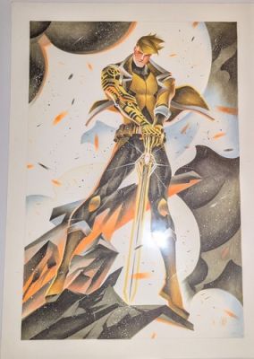 Thony Silas large Marvel X-Men Cypher original Art Drawing 16.5 x 23.5 in | eBay US