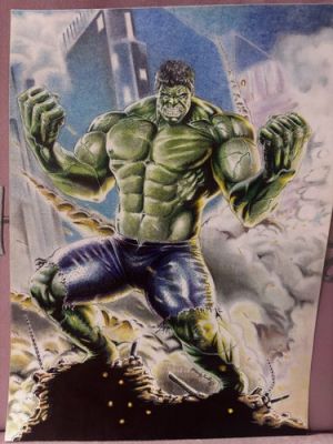 ”Hulk” Original Hand-Drawn 9x12 Art By M.C. Ekelenburg Marvel Comics Pop Culture | eBay US (Buy It Now)