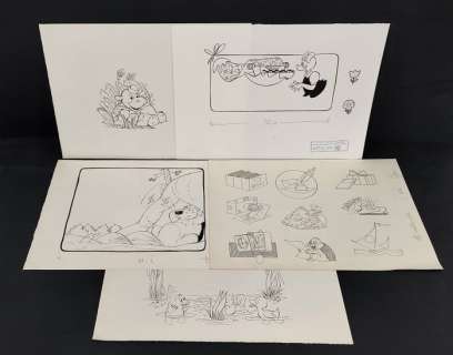 Topolino #853 - Super Almanacco #1 - Club GM #44 - Albi Topolino #1087 - Studio Disney - 5x illustrazioni originali per rubriche/editoriali - First edition - (1971/1979) | Catawiki