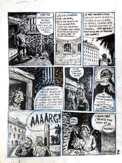 Philippe Vuillemin | « Ramon Lopez  » L’Echo des Savanes  » – Planche originale – Page 2 – Vuillemin | Zic et Bul